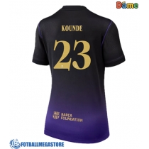 Fotballdrakt Dame Barcelona Jules Kounde #23 Bortedrakt 2026-27 Kortermet
